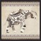 Boho Elephant I Neutral by Wild Apple Portfolio 16-in. W x 16-in. H. Canvas Wall Art Print Framed
